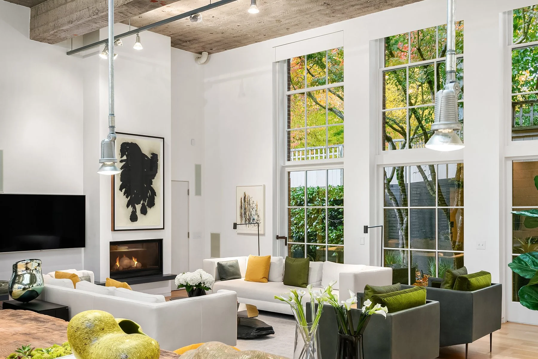 The Gym's soaring modern interior in the historic West Queen Anne School